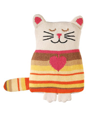 Knitted Animal Hottie Cat