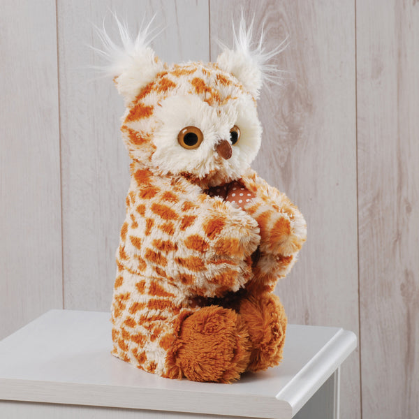 Pillow Friendz Sitting Brown Owl