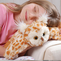 Pillow Friendz Sitting Brown Owl