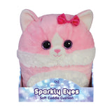 Sparkly Eyes Cuddle Cushion Cat
