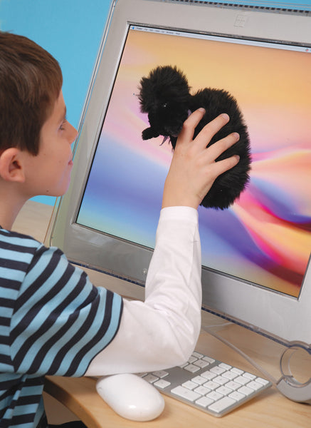 Desk Duster Black Westie