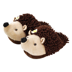 Fuzzy Friends Slippers Hedgehog