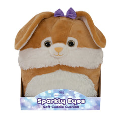 Sparkly Eyes Cuddle Cushion Rabbit