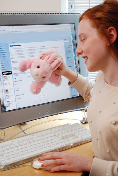 Screen Wipe Pink Bunny