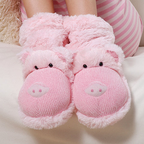 Fun For Feet Slipper Socks Pig