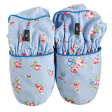 Rosebud Feet Warmers Blue