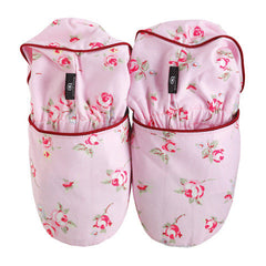 Rosebud Feet Warmers Rose